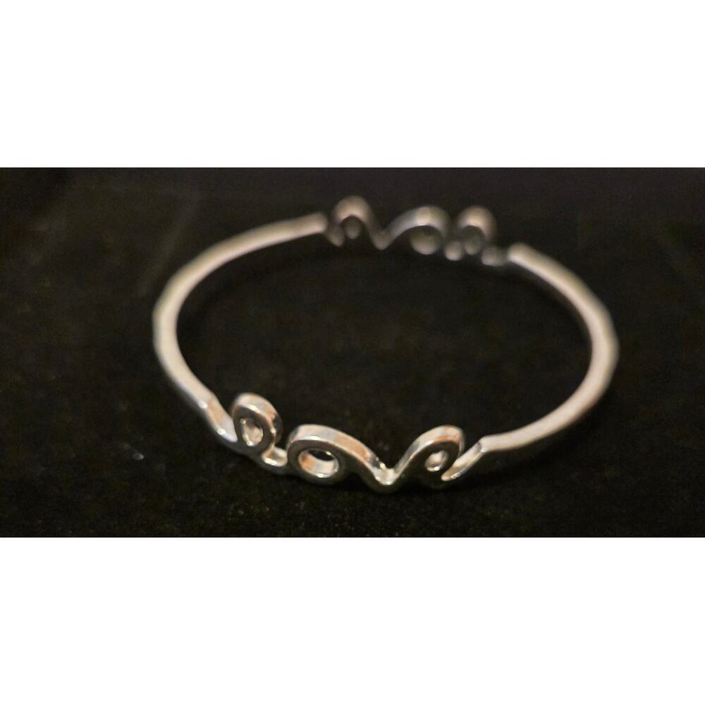 Vintage Y2K Charming Charlie Silver Love Bracelet